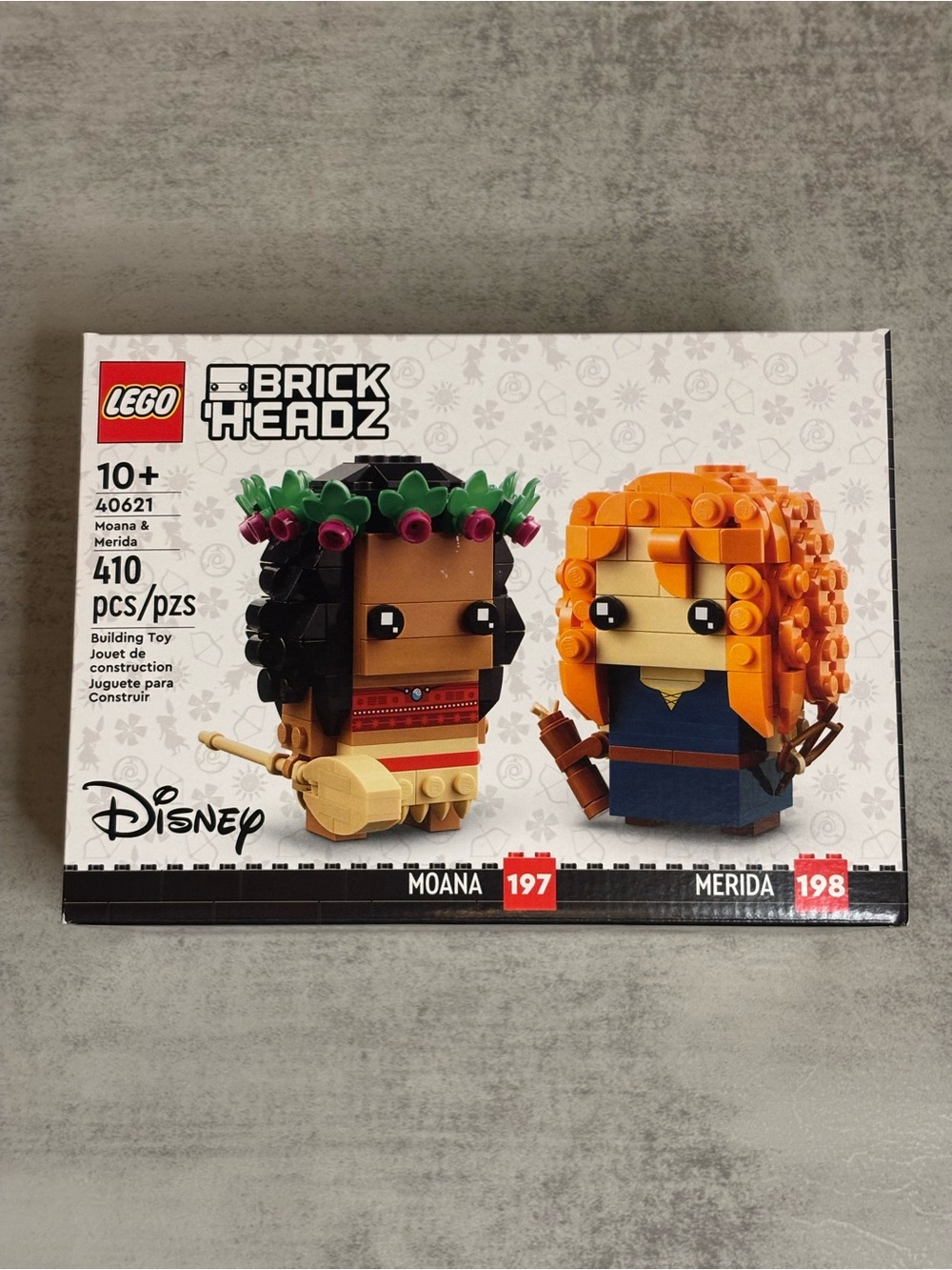 Lego BrickHeadz Disney Moana and Merida Set (#40621)
